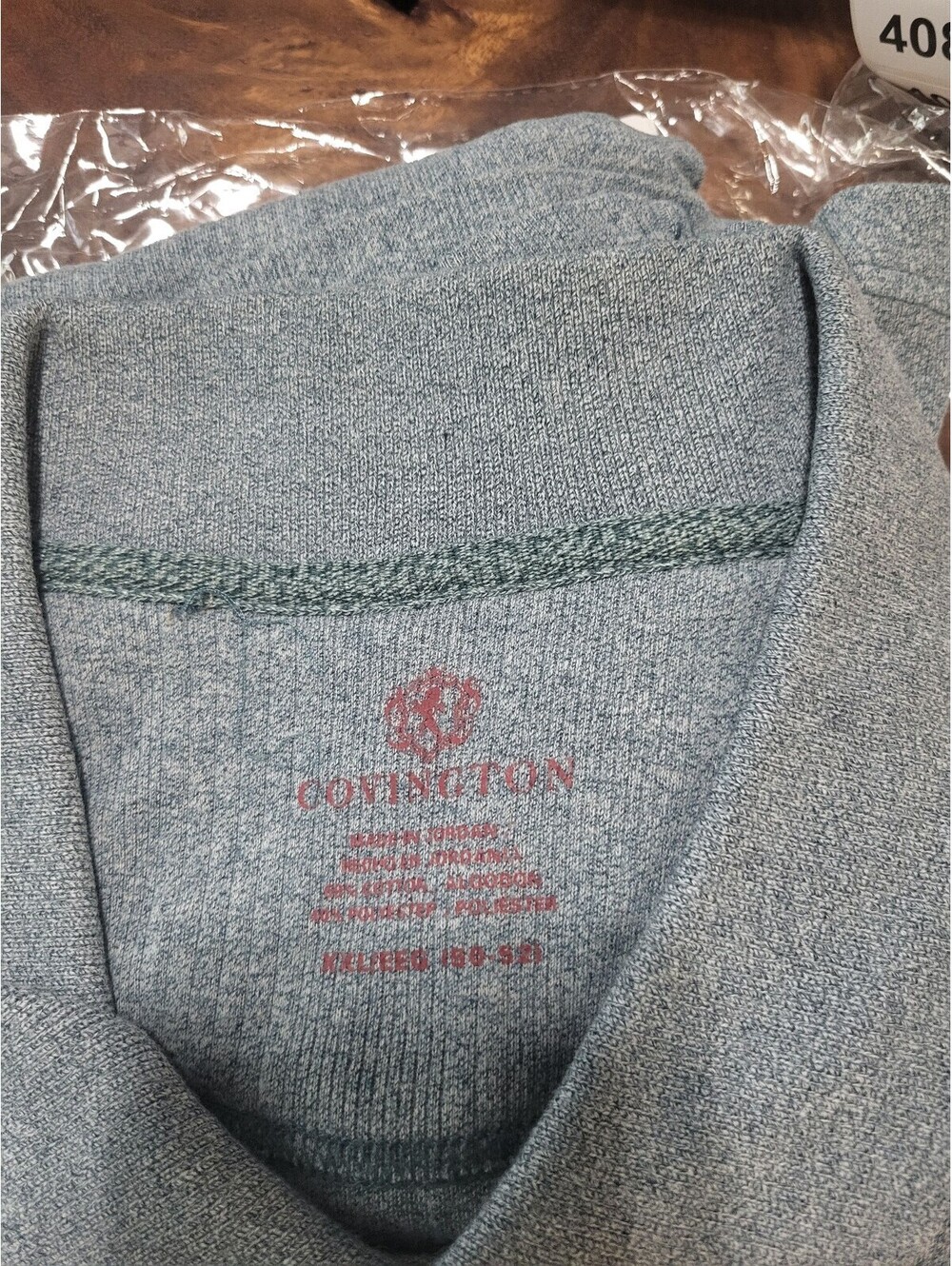 Cotton-Ton Men's Polo Shirt XXL Heathered Green